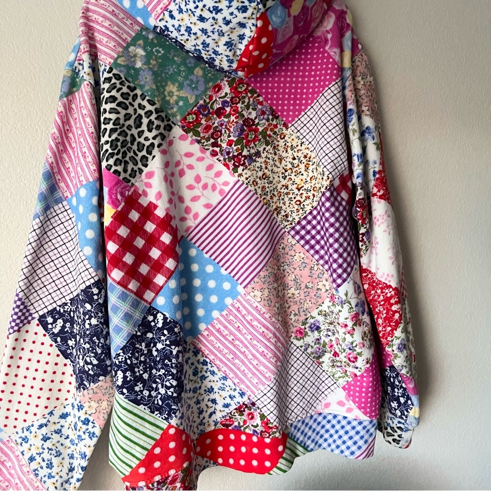 Teddy fresh patchwork 100% cotton hoodie - Picture 8 of 16